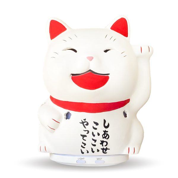 招財貓水氧機 可愛招財造型 超音波香氛水氧機