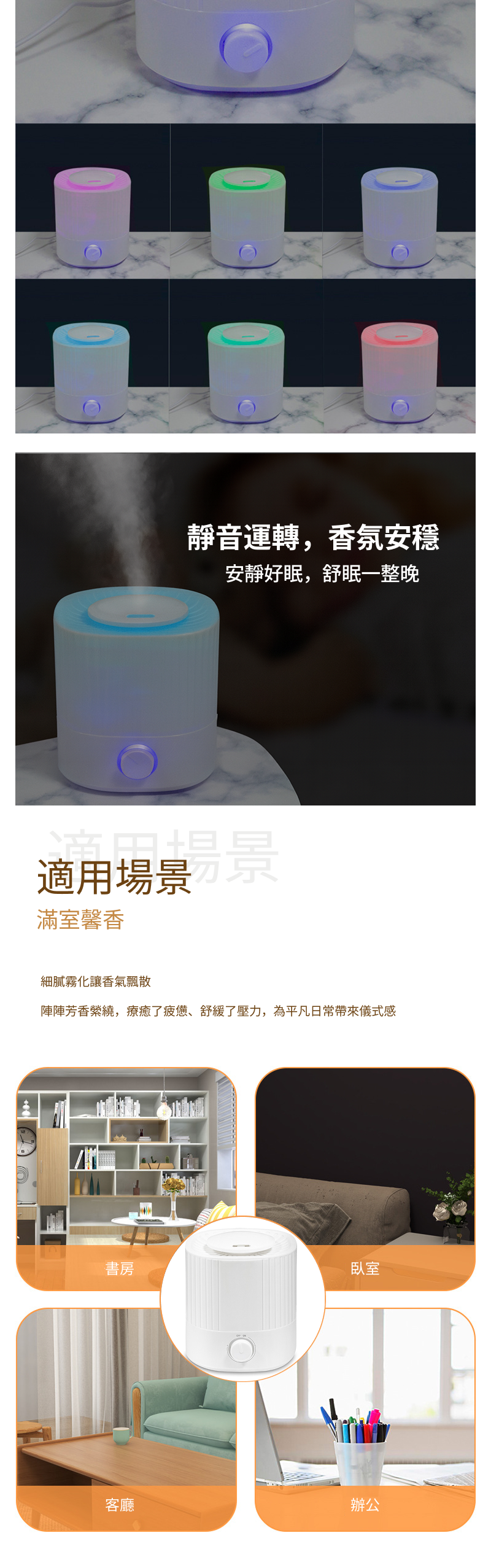 旋鈕調整出霧量的大型水氧機 可依空間彈性控制霧量