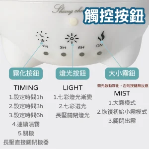熊貓水氧機 熊貓造型設計 圓潤外型適合親子空間