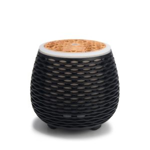 時尚一代水氧機 鏤空網格外殼 七彩燈光超音波香氛擴香機