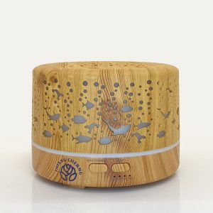 海底世界水氧機 水族浮雕造型 七彩燈光超音波香氛水氧機