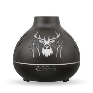 馴鹿水氧機 麋鹿造型雕花 溫馨氛圍超音波香氛水氧機