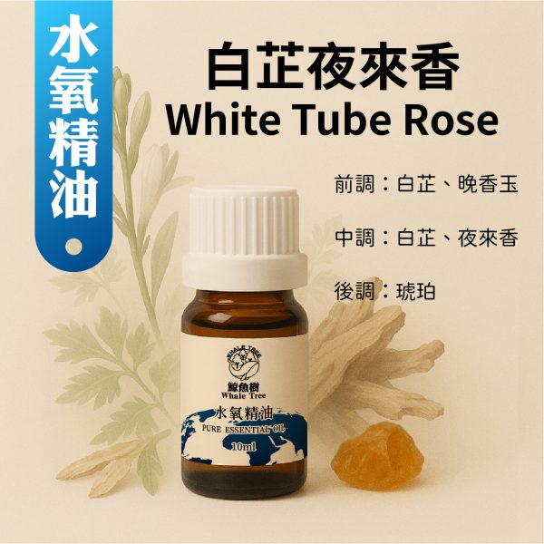白芷夜來香複方水氧精油，東方花香調營造靜謐夜晚氛圍