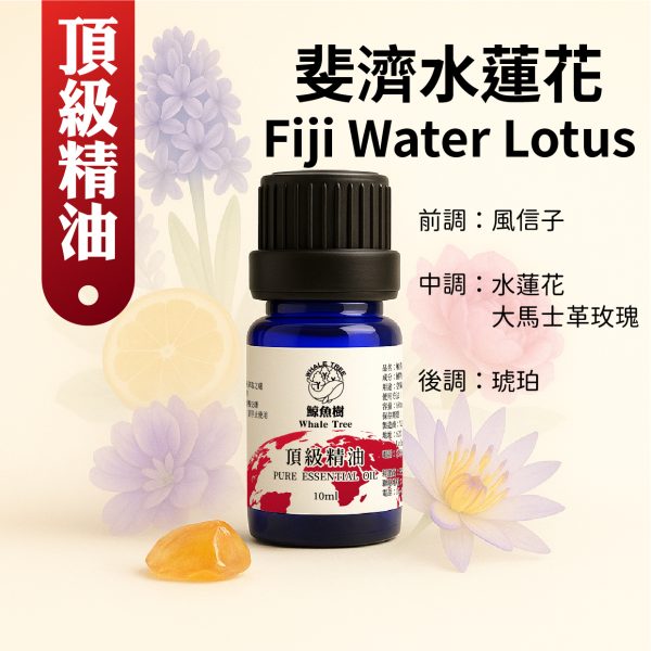 Fiji Water Lotus 斐濟水蓮花複方精油 風信子 水蓮花 玫瑰 琥珀