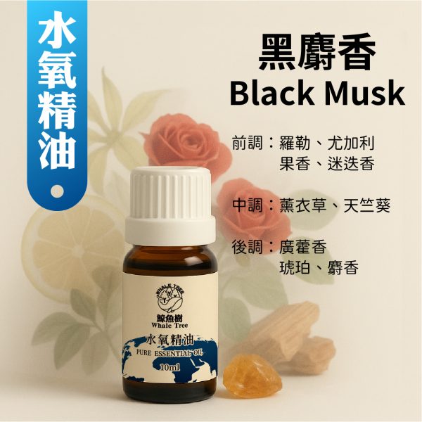 Black Musk 黑麝香複方精油 果香 花草調 麝香 琥珀 廣藿香