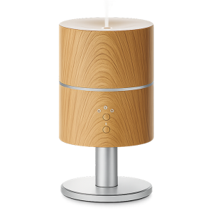 新檯燈水氧薰香機木紋色