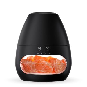 火焰冰焰 天然鹽塊搭配燈光折射， 霧化時呈現宛如火焰般的流動光影， 在視覺與香氣中同步放鬆身心。