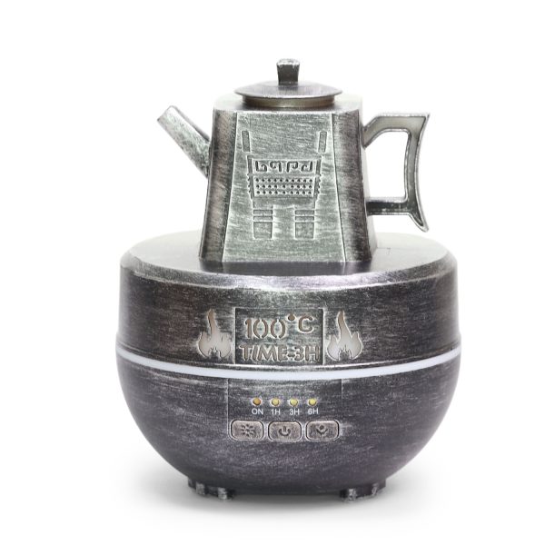 古銅壺水氧薰香機銀色