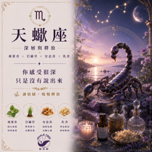 天蠍座精油香氛｜深層與釋放