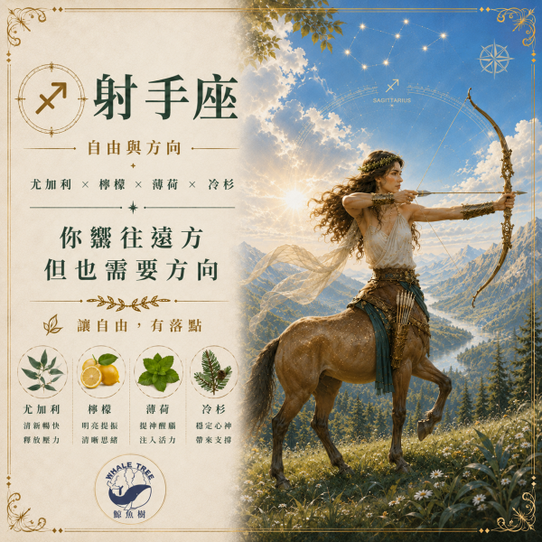 射手座精油香氛｜自由與方向